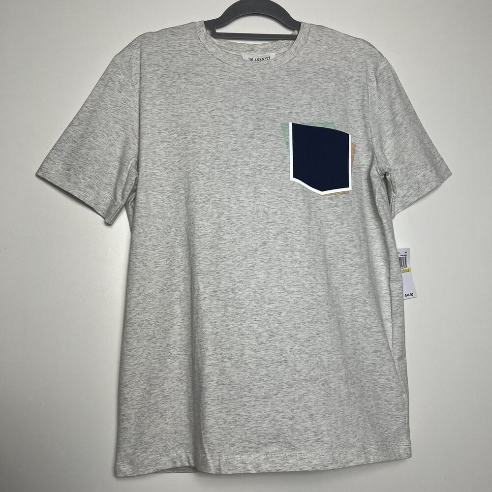 blank nyc Men’s Light Gray Heather T-shirt Size Medium